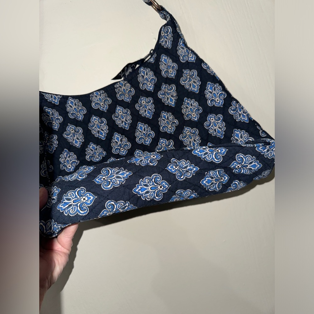 Vera Bradley Blue Patterned Women's Bag 13 x 10 - Picture 4 of 5